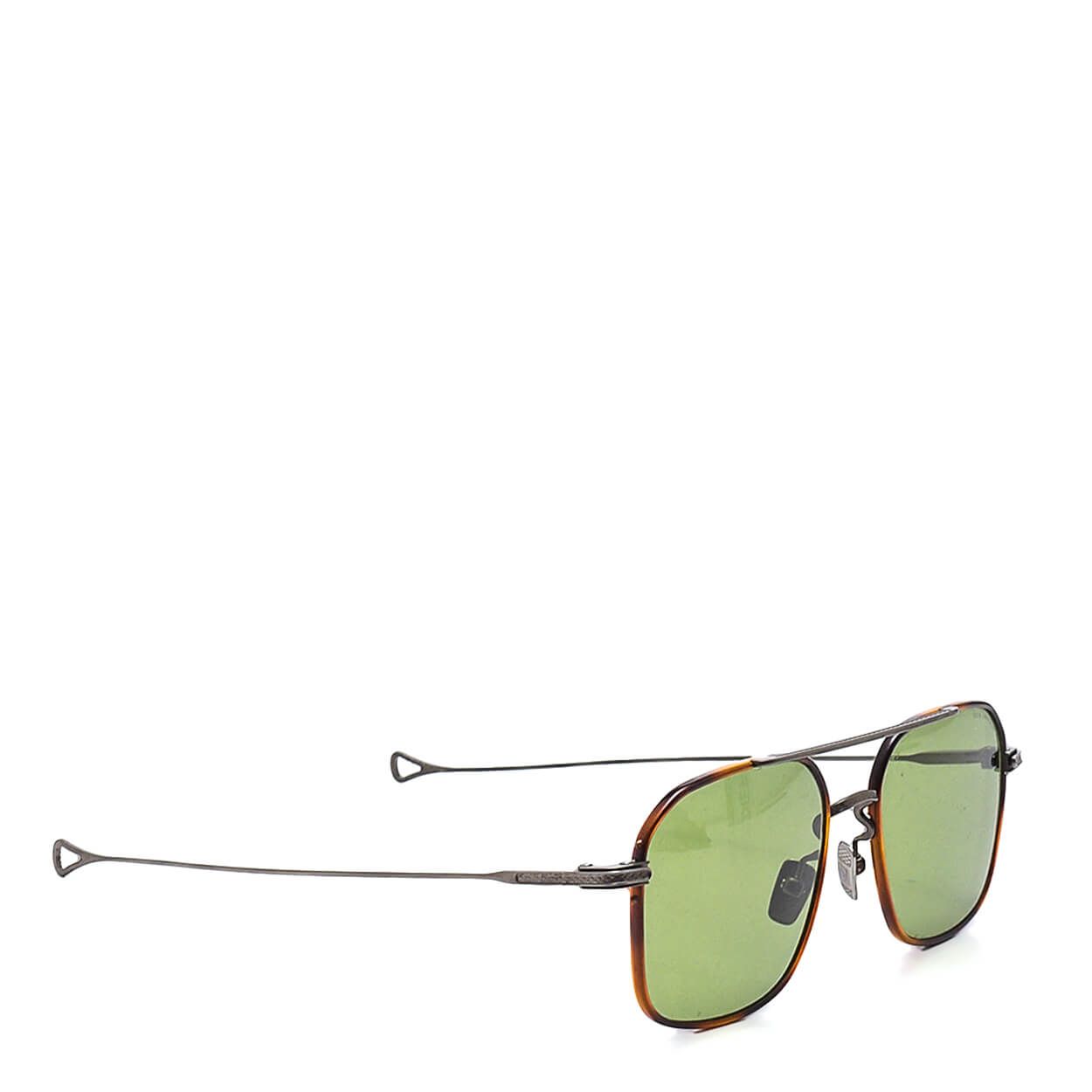 Dita - Brown Metal Tortoiseshell Haydon Square Sunglasses